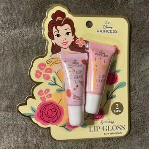 NIP Disney Princess Belle 2 pack Lip Gloss